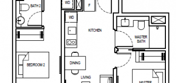 grand-dunman-2-bedroom-dual-key-type-2br-dk2-floor-plan-singapore